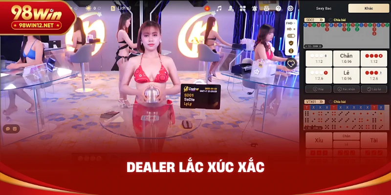 Dealer lắc xúc xắc